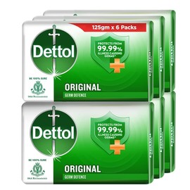 Dettol Original Bar Soap | 150g Each | Pack of 6