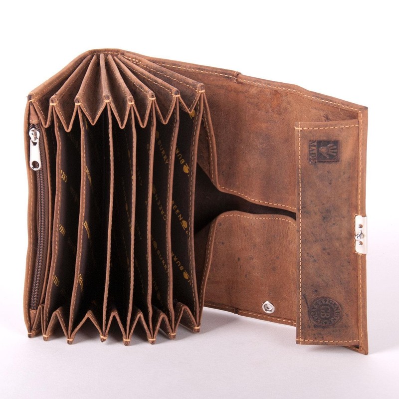 Green Burry Vintage 1785 25 Leather Waiters Purse/Waiters Wallet/Purse