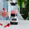 BLACK+DECKER PowerCrush Multi-Function Blender with 6-Cup Glass Jar, 4 Speed