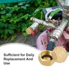 8 PCS Brass Blanking Cap, Female Blanking Stop Cap with