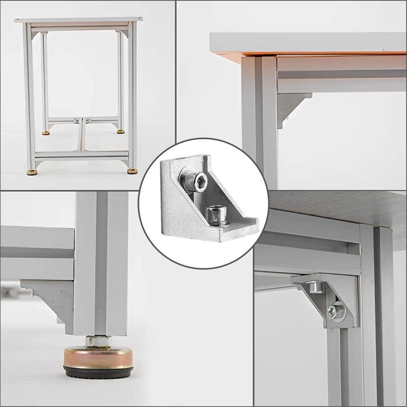Mounting Material Angle Fixing, Aluminium Profile 20 x 20 and