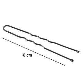 On Blow U Shape Bun Juda Hair Pins Black Color 6 Cm Long (Pack of 200) for Girls, Women and Kids