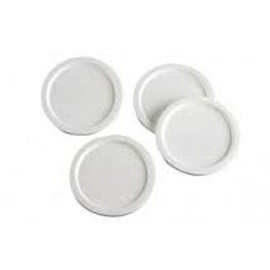 WECK 24020024 Frischhaltedeckel für Weck Rundrandgläser 60mm (5er Pack)