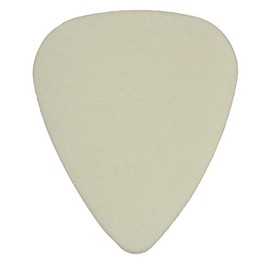 Rubber Tones RUB-WHSI-1 White Silicon Single Plectrum Pick