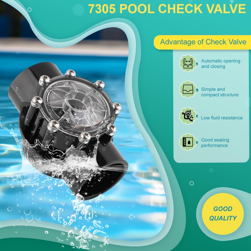 7305 Swimming Pool Check Valve Replacement for Jandy 2-Inch to