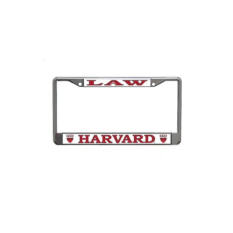 Harvard Law Metal License Plate Frame