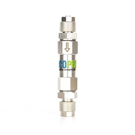 CO2 check valve for aquariums, professional metal, backflow protection