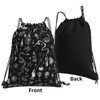 Woidxzxza Salem Witch In Black Drawstring Backpack Sports Gym Sack