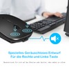 QYFP Bluetooth Maus, Wiederaufladbare Leichte Kabellose Maus Kompatibel mit MacBook