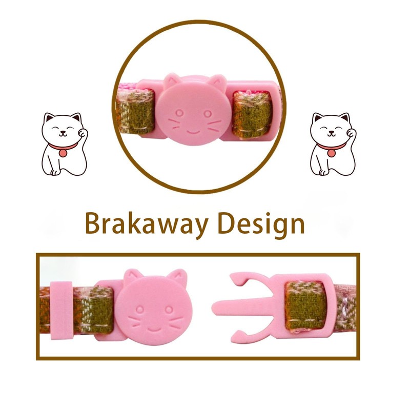 SuperBuddy Cat Collars Breakaway with Cute Bow Bell - 2