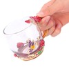 Glass Cup Innovative Flower Tea Cup with Spoon Drink Mug