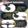 Tow Rope Bicycle Children, 2.5 m Retractable Parents Child Pull