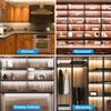 JUSJUBR LED Lights for Shelves, 6 PCS 20 Inch Dimmable