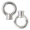 NIDAYE 3/8" UNC Marine Grade Lifting Eye Nut, 316 Stainless