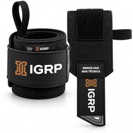 Muñequeras para Gimnasio, Soporte de Muñeca Ajustable para Levantamiento de Pesas, Entrenamiento de Fuerza y Cross Training, Par