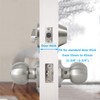 Gobrico 3 Pack Keyed Round Ball Entry Door Knob and