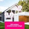 Byron Wireless Doorbell Set, 2 x Plug-Through Chimes, 150m Range,
