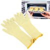1 Pair Oven Mitts Double Layer Aramid Fiber 300℃ High