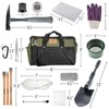 ASR Outdoor 40pc Beginner Rockhounding Equipment Kit with Tool Bag
