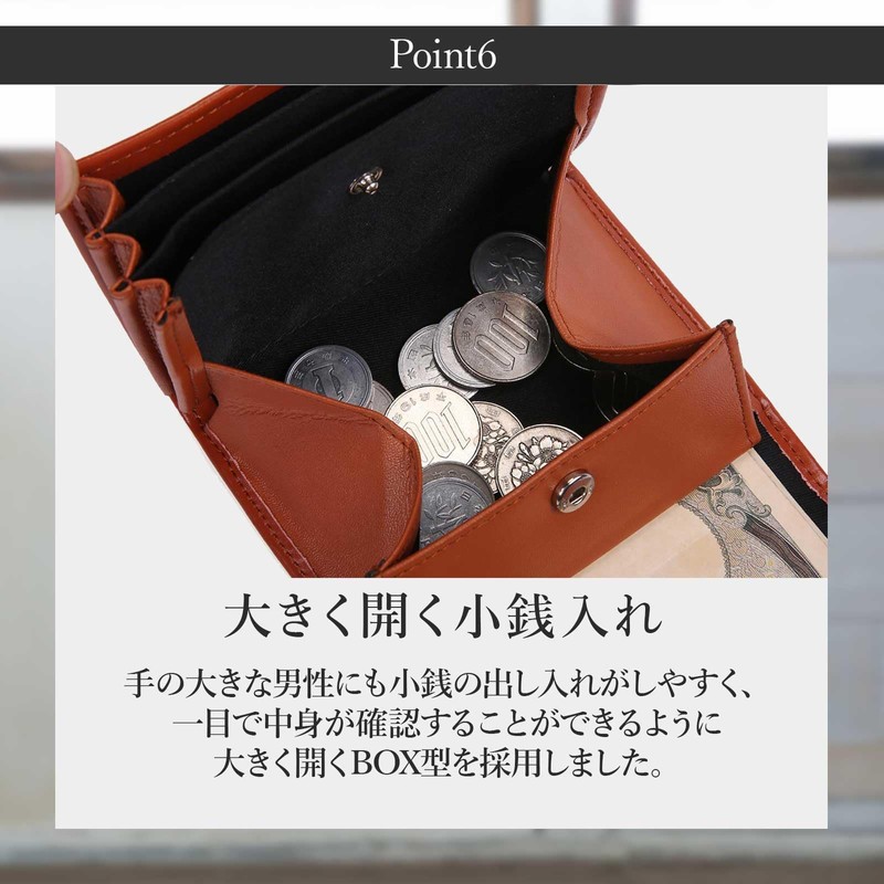 Legare Trifold Wallet with Coin Purse, Genuine Leather, Men's, Women's,