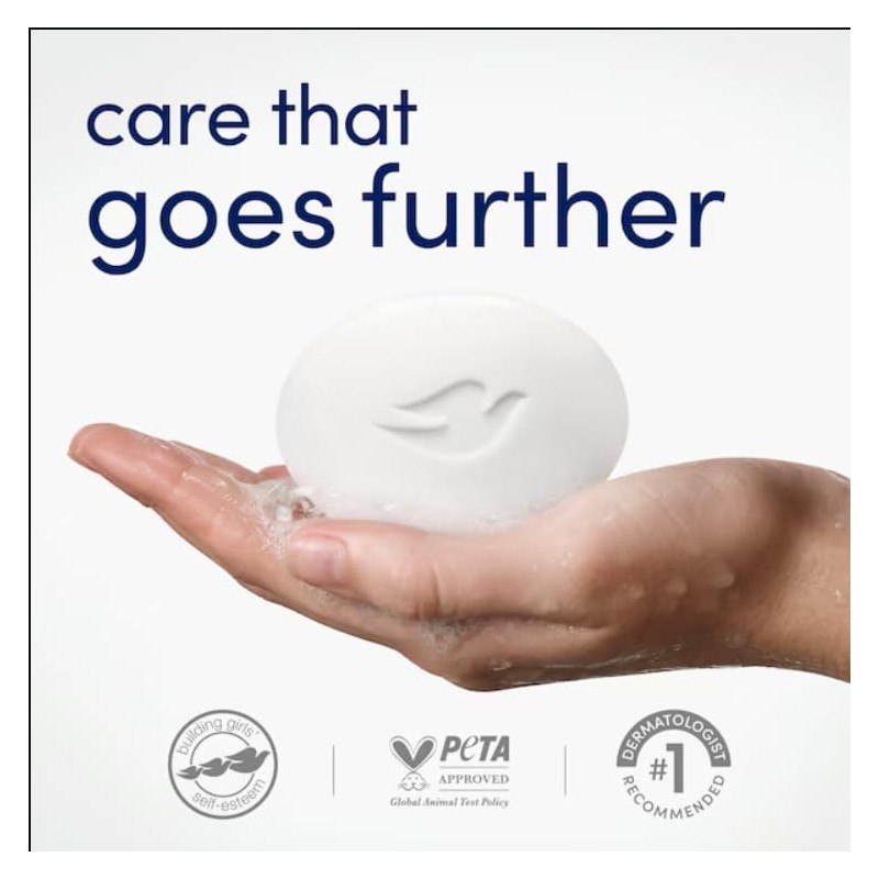 Dove Sensitive Skin Beauty Bar Soap 90g x 6 |