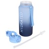 Blue Plastic Bottle with Mouthpiece 2.3 Litre