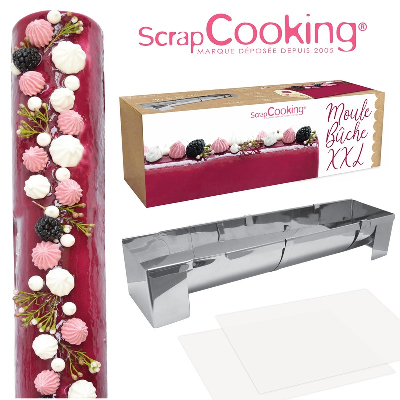 ScrapCooking - XXL Log Mould - Stainless Steel