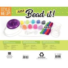 Style Me Up: Just Bead It! Kids DIY Jewelry Kit, Easy to Follow Instructions, Enjoyable Craft for Beginners, for Ages 8 and up