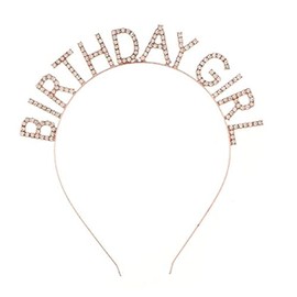Birthday Headband - Birthday Headband - Sparkling Birthday Celebration Party (Gold)