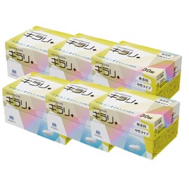 Nisshin Physio Clean Kirari Tablets, Denture Cleanser, 30 Tablets x 6 Boxes