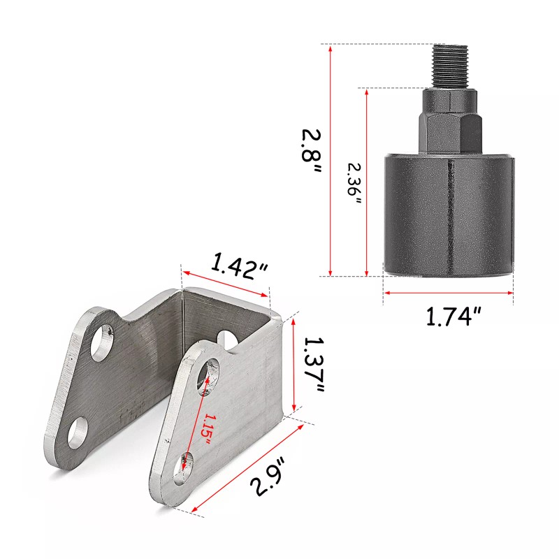 DYSO For Polaris Ranger 570 Full-Size Midsize 570-4 570-6 2"