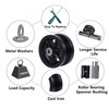 Handsammu 6"x 2" V-Groove Wheel - cast Iron Wheel,Capacity up