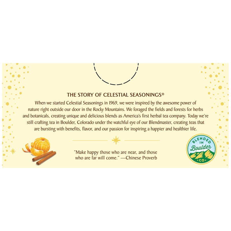 Celestial Seasonings Herbal Tea, Mandarin Orange Spice, 20 Count (Pack