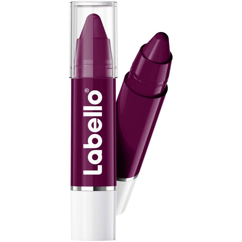 Labello Crayon Lipstick Black Cherry Lipstick, Pack of 4, Lip