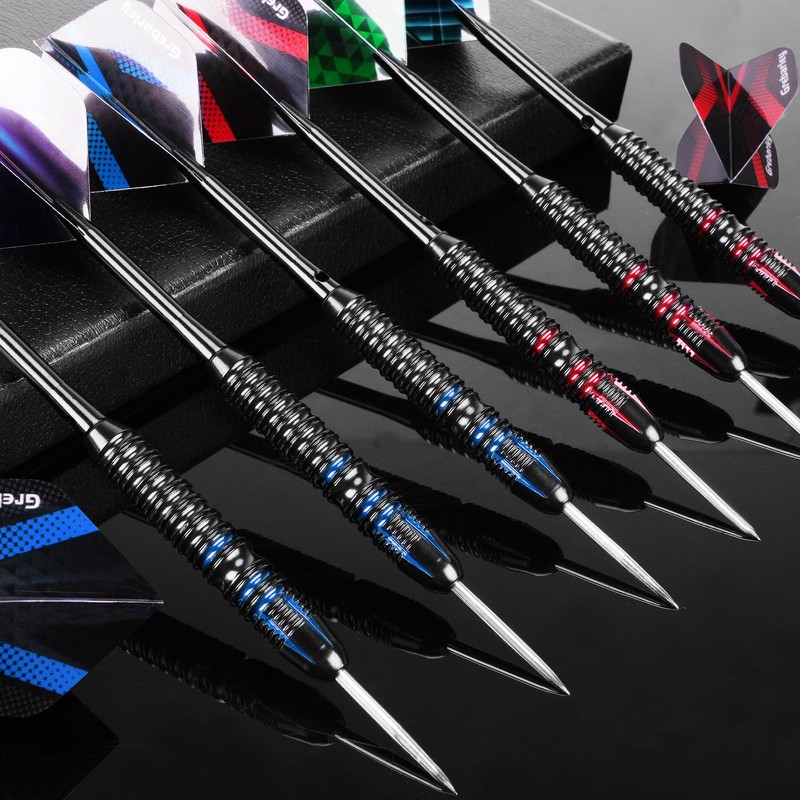 Darts with Metal Tip, 6 Pieces 22 g and 6