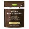 Advanced Vegan Vanilla Collagen Peptide Powder, Enhanced with Glycine, Proline