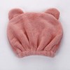 Children's Hair Drying Towel, Towel Cap, Bear Pattern, Hair Cap,