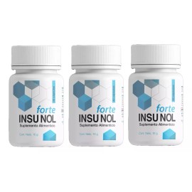 INSUNOL Forte Insunol Control Azucar 20 Caps 3 Pack Sabor Sin sabor