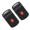 2 Pcs Mini Garage Door Remote Garage Transmitter for MultiCode