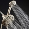AquaDance Brushed Nickel 7" Premium High Pressure 3-Way Rainfall Combo