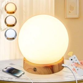 NDAN Light Therapy Lamp, Sunlight Lamp 10000 Lux with Remote Control, 3 Color Temperature & 4 Brightness Level & Timer, Daylight Lamp for Home, Office, Decoration (F9-Wood Grain)