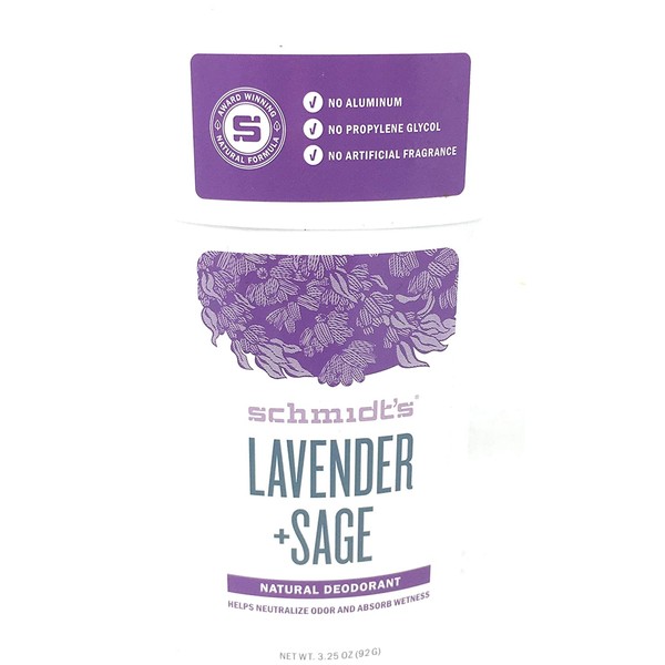 Schmidt's Deodorant, Deodorant Jar Lavender Sage, 2 Ounce