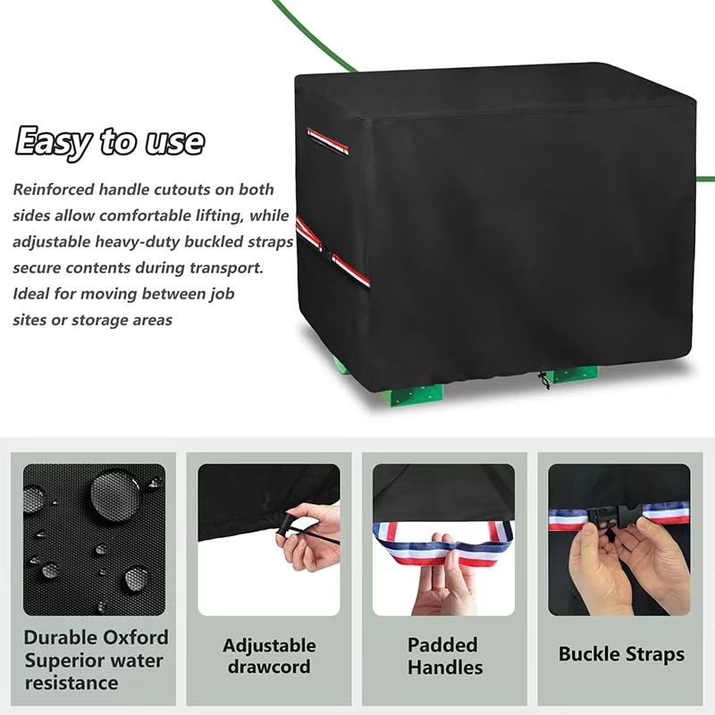 Air Compressor Cover with Plush Lining, Waterproof Compressor Cover, Suitable