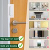 sourcing map 2 Set Home Security Door Lock, Door Reinforcement