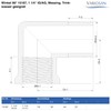 VARIOSAN Angle 90° 15167, 1 1/4 Inch Female Thread/Male Thread,