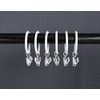 T-Juan MM (1.5") 1.5 Inches Smooth Metal Curtain Rings with