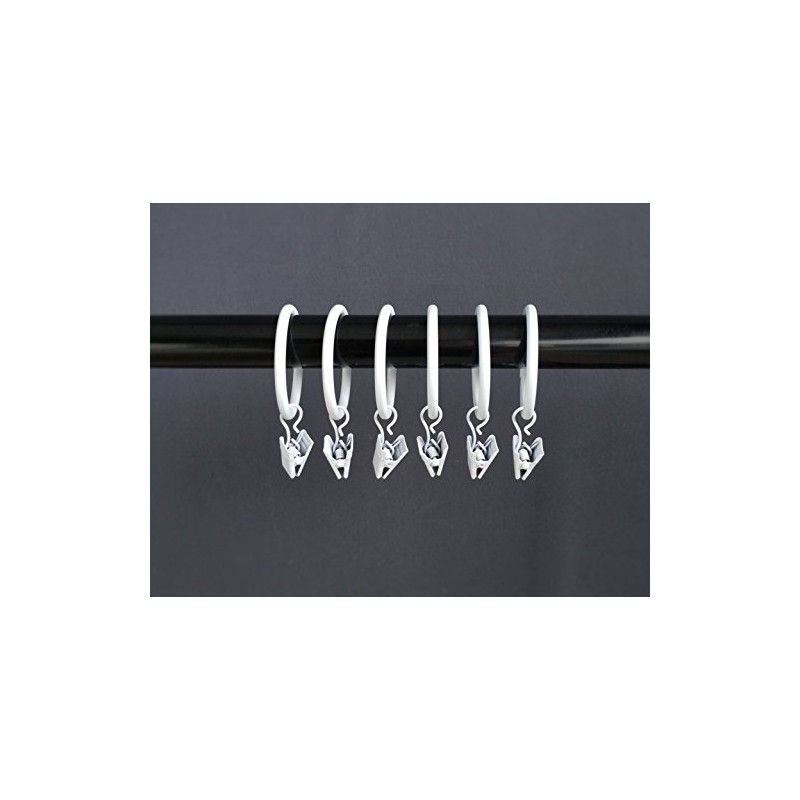 T-Juan MM (1.5") 1.5 Inches Smooth Metal Curtain Rings with