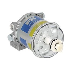 Diesel Fuel Filter Assembly - Glass Bowl Massey Ferguson 40 30 135 50 50 165 Ford 4600 2600 4100 4000 3000 5610 6600 4110 4610 2000 3600 5000 Allis Chalmers Long International Oliver FIAT Landini