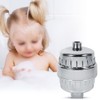 in line Bathroom Shower Filter Bathing Water Purifier Treatment Silt