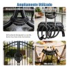 2pcs 1m Candado Cadena Contraseña Seguro Para Moto Bicicleta